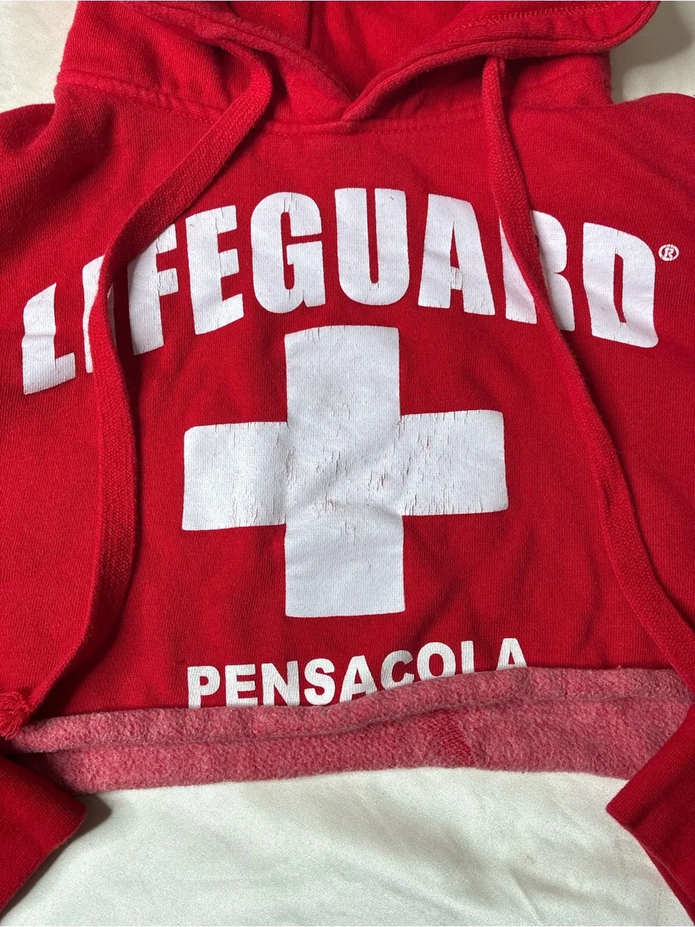 Lifeguard Pensacola Red Hooded Sweatshirt
